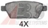 A.B.S. 37528 OE Brake Pad Set, disc brake